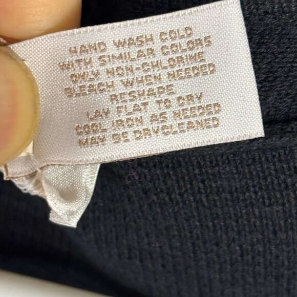 Chico's Long Duster Sweater Vest Sz 3 (XL) Office Lagenlook Cotton Minimalist - Picture 5 of 8